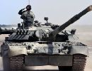 Ширина траков танка Т-80 составляет 580 мм