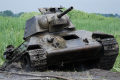 Советский средний танк Т-34 на учениях